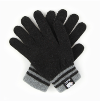 Перчатки для сенсорных телефонов, iPhone/Android - iGloves шерстяные Черный / Серый