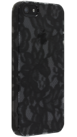 Чехол для iPhone 5/5s Uncommon Deflector Black Lace Clear